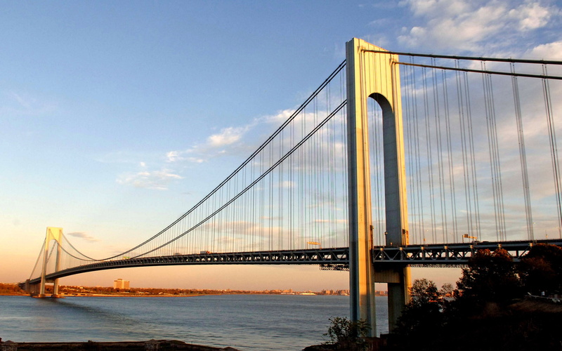 water, travel, sky, new, long, nature, city, sea, cloud - sky, gate, 2K, verrazano, hd, pearl, connection, photo, transportation, engineering, tourism