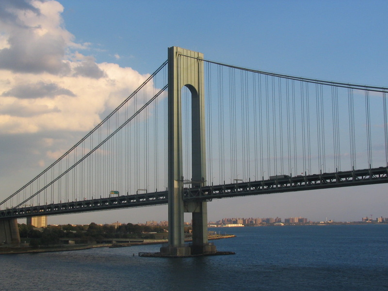 construction, bay, Verrazano, suspension bridge, travel, verrazano, Bridge, New York, cloud - sky, 1080P, sea, bridge, structure, nature, roadway, connection