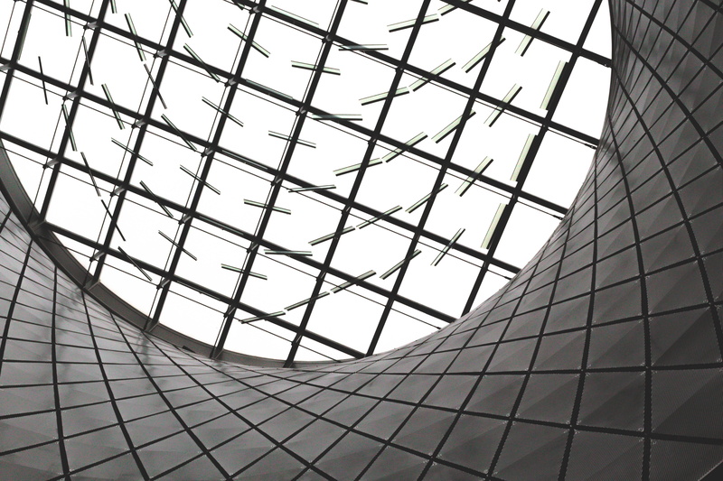 design, modern, no people, geometric shape, shape, subway, directly below, architecture and art, building, architecture, office building exterior, mta