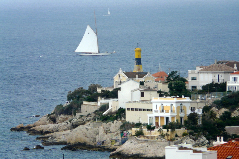 panoramic, panorama, marseille, nature, calanques, sea, provence, 2K, france, rivages