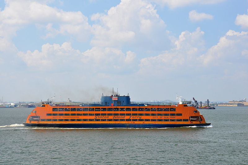 transportation, nautical vessel, sea, cloud - sky, architecture, freight transportation, container ship, staten, island, nature, sky, outdoors, ship, cruise ship