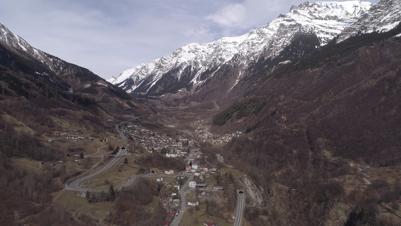 cloud - sky, formation, snowcapped mountain, tranquil scene, san bernardino pass, tranquility, non-urban scene, snow, mountain peak, 4K, scenics - nature