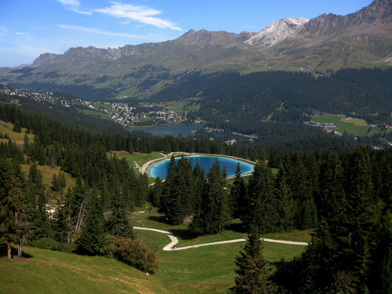 hike, idyllic, mountain meadows, nature, tranquil scene, water, active, lenzerheide switzerland, growth, Switzerland, rest, golf course, crystal clear