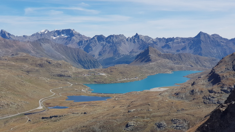 diavolezza, beauty in nature, sky, mountain range, environment, no people, tranquility, pontresina, formation, scenics - nature, water, bergbahnen, graubünden