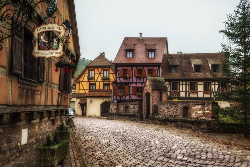1080P, Village, Kaysersberg, France, Man Made