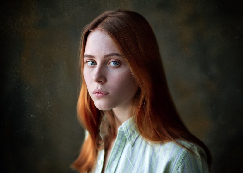 Igor Kupriyanov, redhead, sponge, portrait, Vlad Vorobiev, photo filter, 1080P