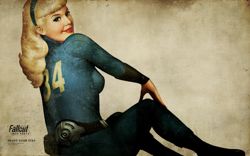 asylum, costume, 1080P, New Vegas, belt, Fallout, girl, room, resident