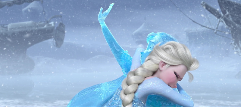 women, motion, blue, portrait, human arm, water, warm clothing, Movie, nature, hair, beautiful woman, one person, hand, snow, Anna (Frozen), 1080P, clothing