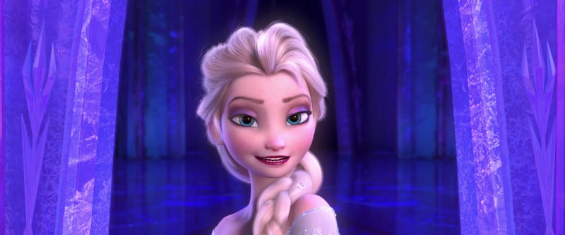 beauty, human face, blue, human body part, blond hair, indoors, hair, Frozen (Movie), contemplation, looking at camera, one person, Frozen, Elsa (Frozen)
