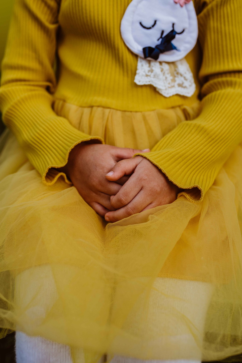 kid, parent, background, mother, care, childhood, yellow dress, illness, love, lifestyles, long, holding, baby, sleeved, family, yellow coloured