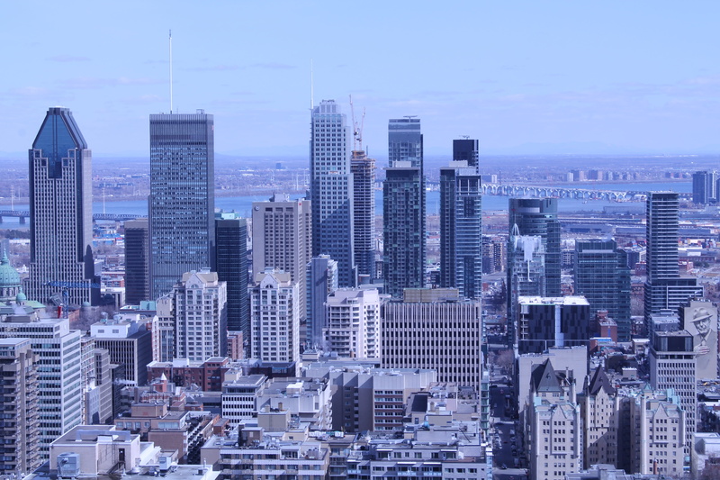daytime, skyscraper, landscape, building, tall - high, montréal, office building exterior, sky, settlement, aerial, québec, nature, building exterior, city