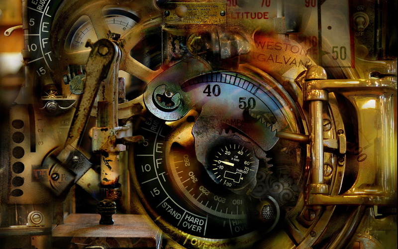 Surreal, antique, 1080P, mechanical, abstract, Gg, Steampunk, dream