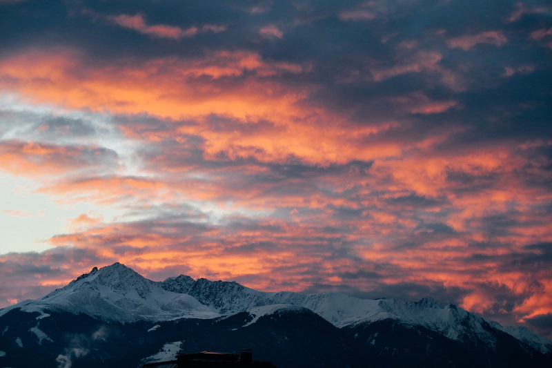 mountain range, beauty in nature, tranquil scene, austria, scenics - nature, mountain, landscape, innsbruck, snow, 5K, sky, clouds, cloud - sky, cold temperature