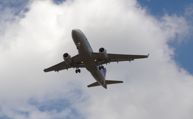 aircraft, jet, 4K, airliner, plane, landing, a319