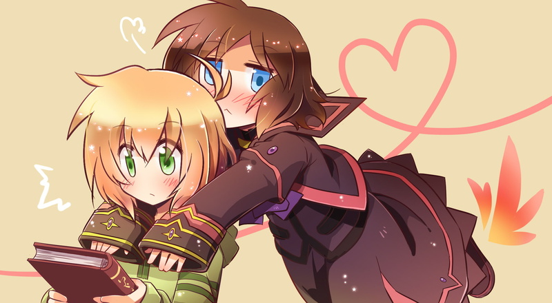 eyes, book, character, nanoha, jiang ge, yuuno, green, blonde, lyrical, hair, shoujo, tagme, 1080P, scrya, mahou, short, brown, blue