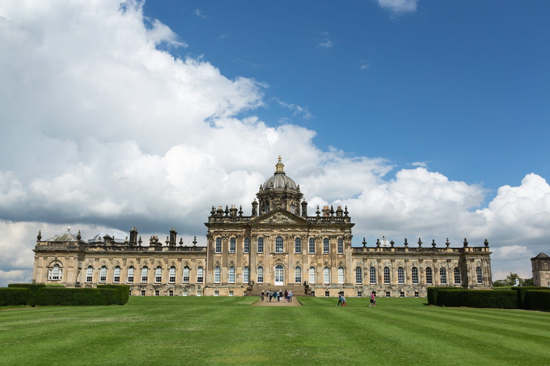 government, architecture, built Structure, lawn, day, outdoors, uK, England, the past, Castle Howard, palace, old castle, city, history, travel, plant