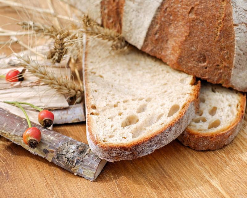 table, fruit, healthy eating, dairy product, baked goods, wood, frisch, breakfast, no people, slice, bread crust, bread, staple food, freshness, 4K, snack