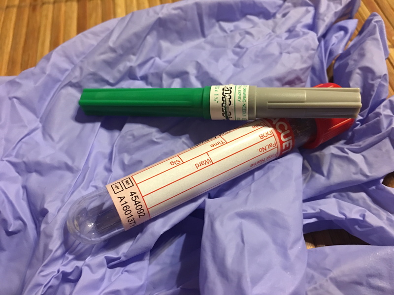 pen, the test, wrapped, diagnostician, indoors, set, 4K, textile, writing instrument, paper, Blood, the syringe, close-up, Laboratory, high angle view