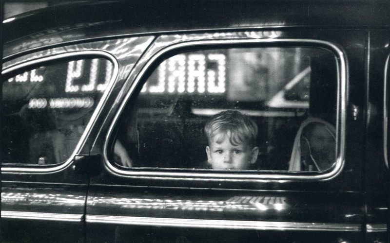 vintage, monochrome, 720P, grayscale, 1680x1050, car, children, windows, boys