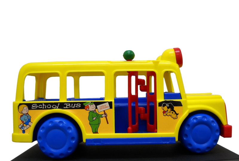 School, white background, communication, mode of transportation, school, bus, education, copy space, car, land vehicle, close-up, transportation, toy car