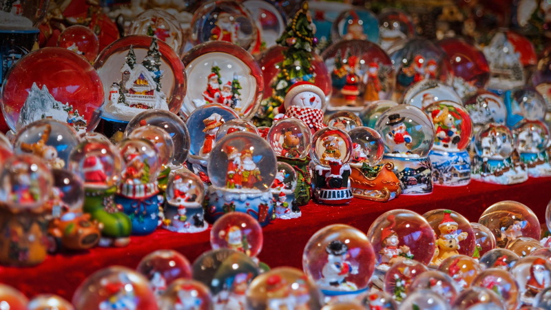 New Year, Christmas, Italy, Trent, 1080P, market, Souvenirs