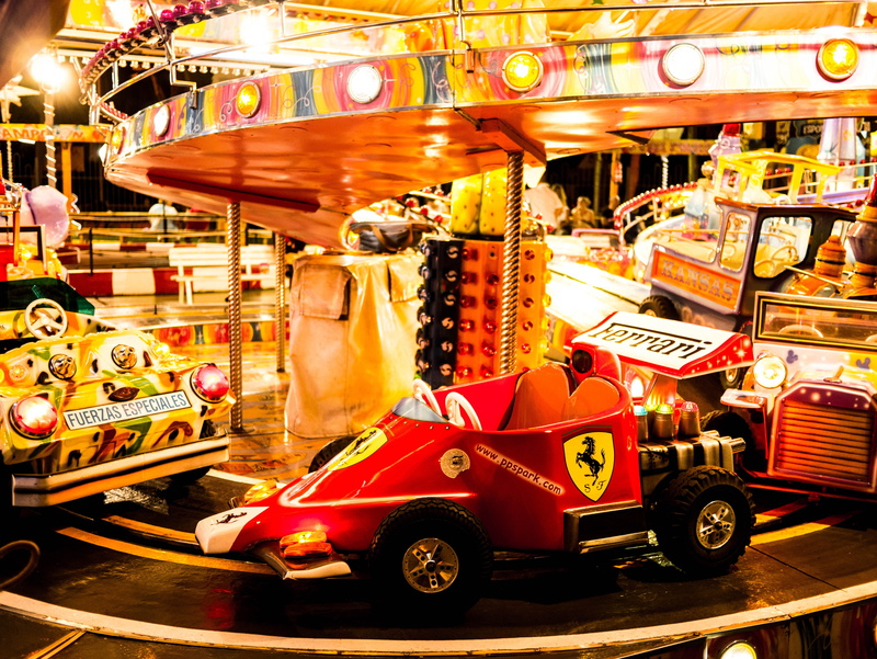 red, consumerism, old, night, business, collection, illuminated, indoors, mode of transportation, play, shopping, built structure, auto, carousel, fun
