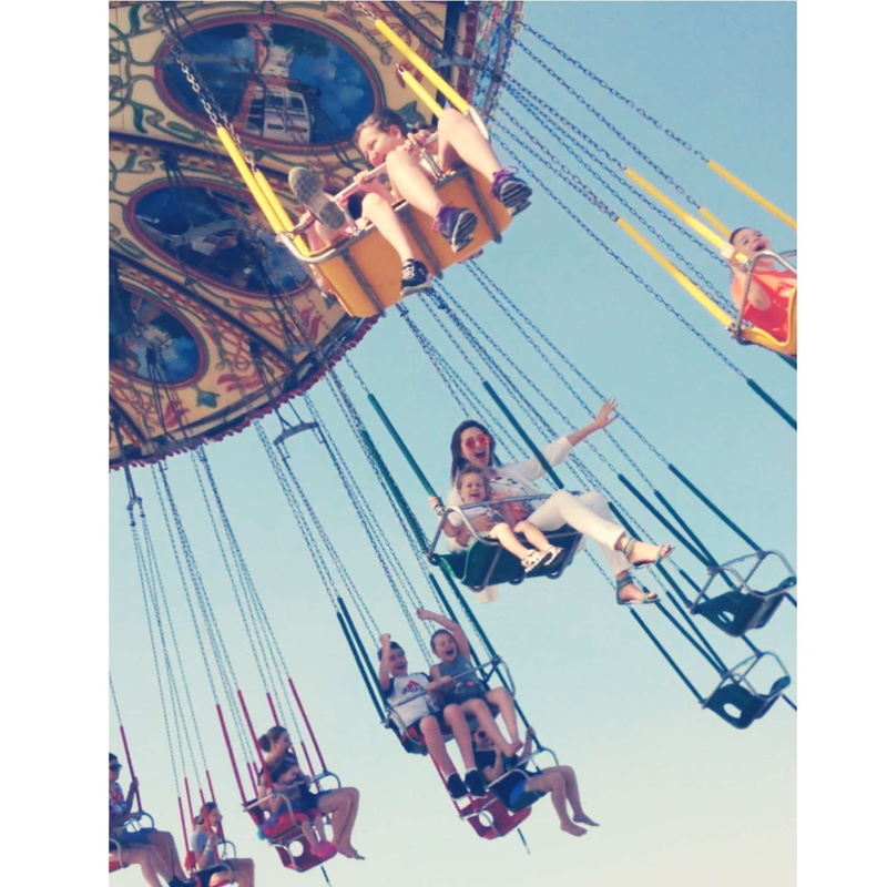 lifestyles, men, enjoyment, 1080P, fairground, chain swing ride, full length, amusement park ride, childhood, carousel, sitting, kids, arts culture and entertainment
