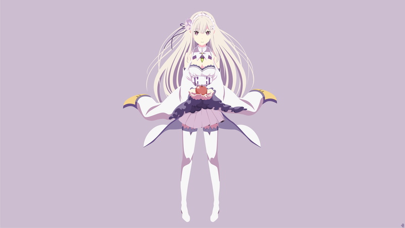 performance, studio shot, standing, full length, young adult, indoors, rezero starting life in another world  4k top hd, 4K, front view, one person, animal wing