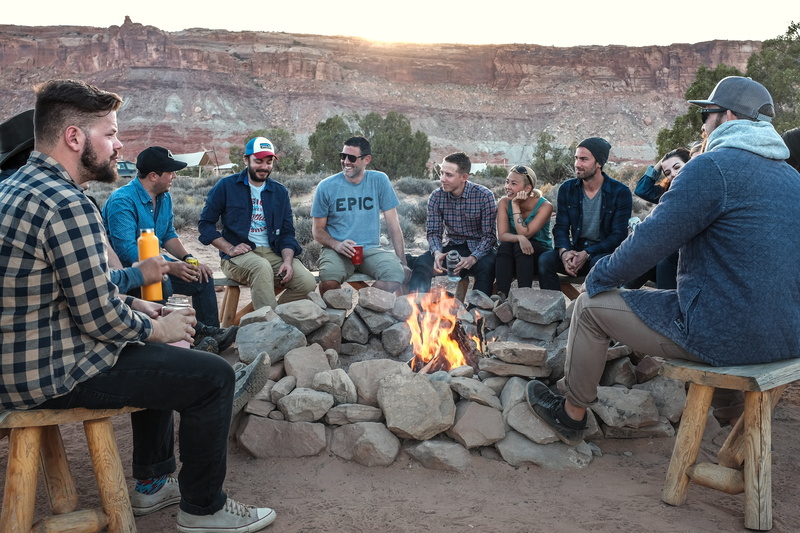 group of people, real people, burning, flame, group, camping, rocks, adults only, fire - natural phenomenon, crowd, casual clothing, bench, full length