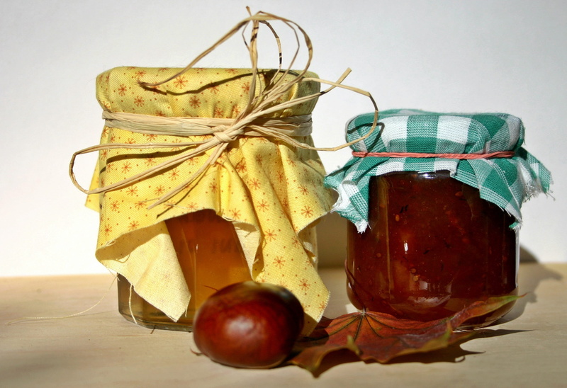 autumn fruit, no people, white background, autumn leaf, fruity, jars, table, container, harvest time, chestnut, vegetable, plant, fruit, harvest, autumn