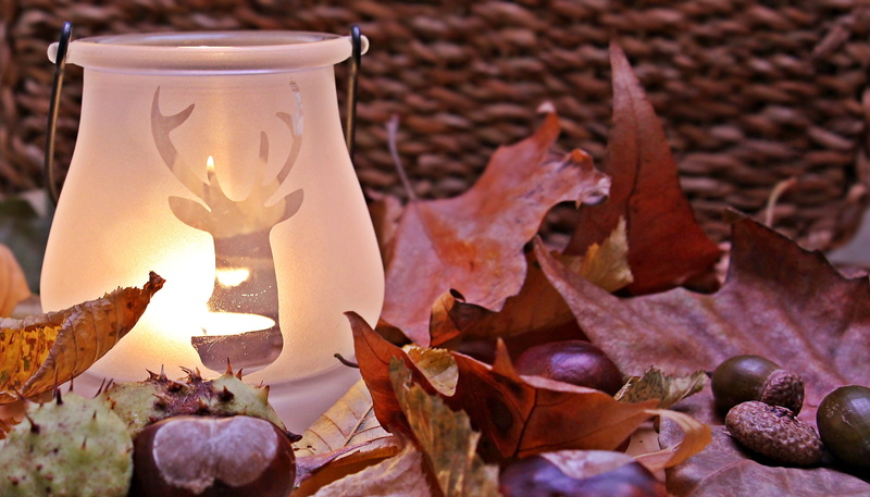 maple leaf, illuminated, lamp, autumn, color, burning tea lights, change, plant part, colors of autumn, leaf, burning tea lights in the glass, fall foliage