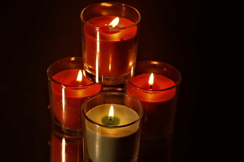 dark, burn, wax, glow, fire, candlelight, spirituality, no people, darkroom, lit, close-up, romantic, 5K, red, candle, candle wax, wick, belief, nature