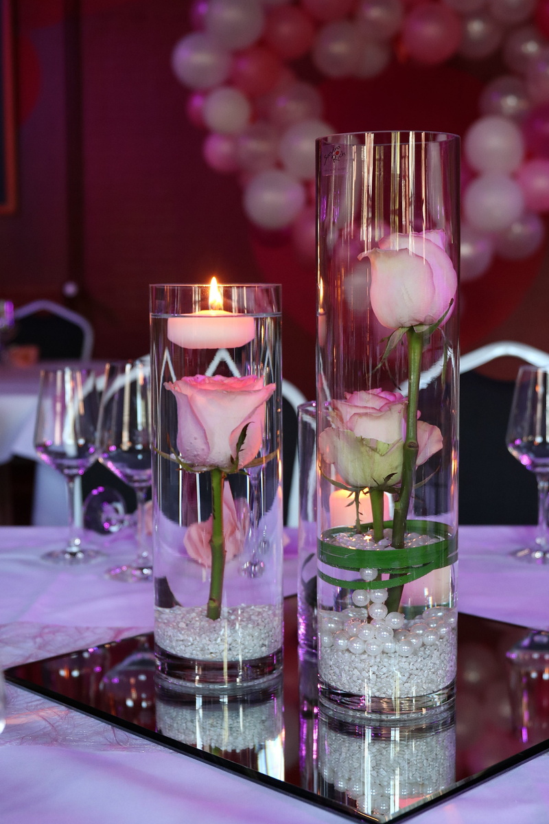 purple, drinking glass, glass, burning, candle, household equipment, close-up, flame, pink color, food and drink, glass - material, table decorations, flower