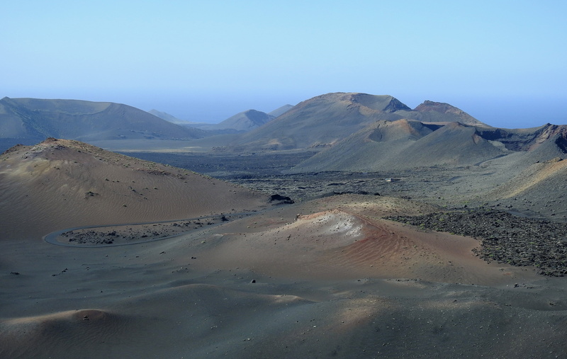 scenics - nature, non-urban scene, extreme terrain, mountain range, crater, no people, outdoors, land, 4K, sand, volcano, beauty in nature, climate, landscape