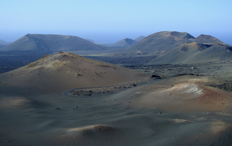 land, tranquil scene, non-urban scene, sky, scenics - nature, animal wildlife, tranquility, scenics, volcanic landscape, crater, nature, mountain range