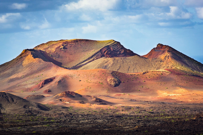 timanfaya, desert, volcanic crater, environment, arid, tranquil scene, physical geography, landscape, volcano, climate, geology, hill, arid climate, 4K