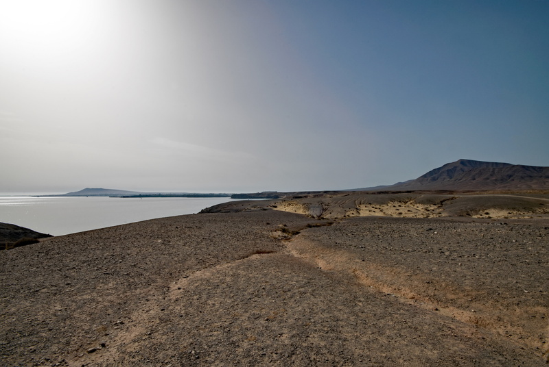 volcano, horizon, sea, 5K, no people, climate, land, non-urban scene, water, tranquil scene, beach, costa del papagayo, mountain, africa, nature, travel destinations