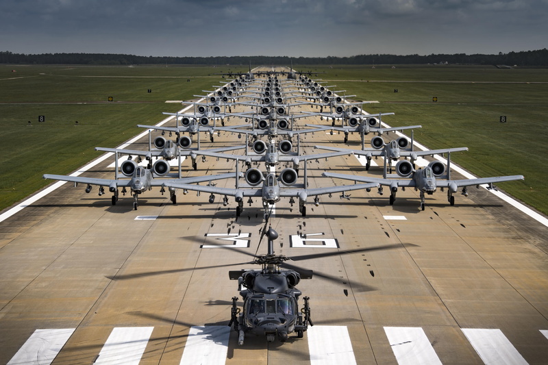 Aircraft, Fairchild Republic A-10 Thunderbolt II, Jet Fighters, Jet Fighter, Warplane, Helicopter, 5K