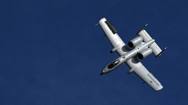 airplane, motion, fairchild republic a 10 thunderbolt ii, transportation, no people, blue, fighter plane, on the move, travel, army, single object, 1080P