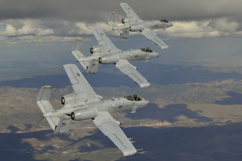 Fairchild Republic A-10 Thunderbolt II, Jet Fighter, Jet Fighters, Aircraft, Warplane, 1080P