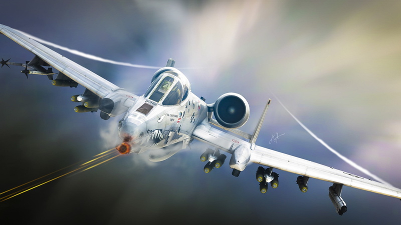 1080P, Jet Fighters, Fairchild Republic A-10 Thunderbolt II