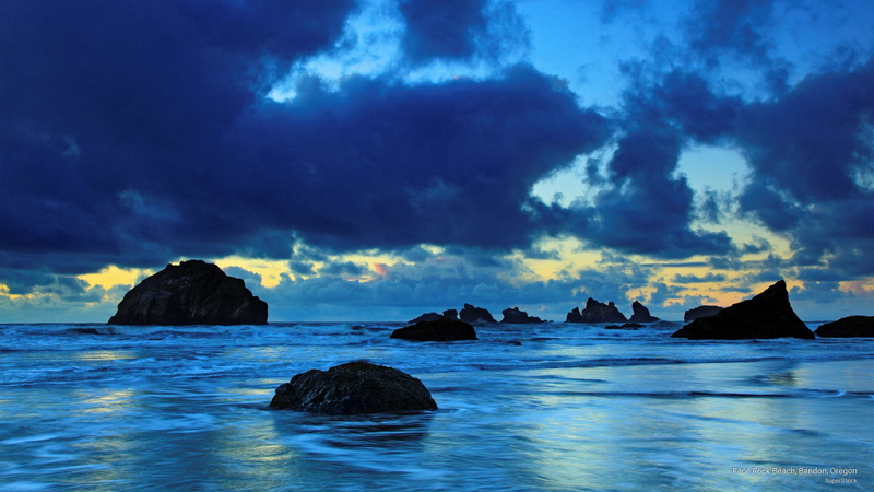 bandon, face, beach, oregon, rock, Nature, 2K