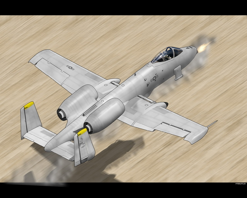 art, cannons, ii, thunderbolt, artwork, x, Military, 720P, drawings, hd, aircraft