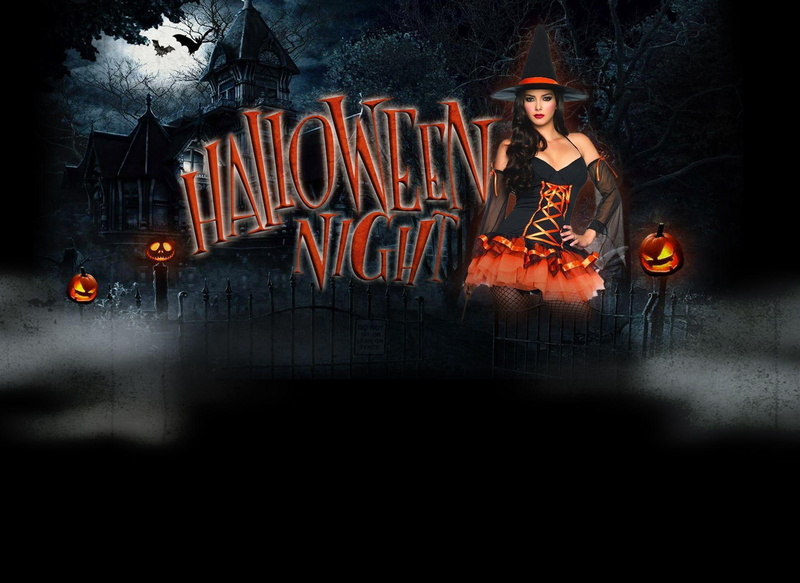 1080P, lock, inscription, halloween, fear, darkness, girl, holiday