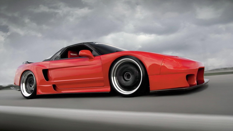 nsx, honda, 1080P, race