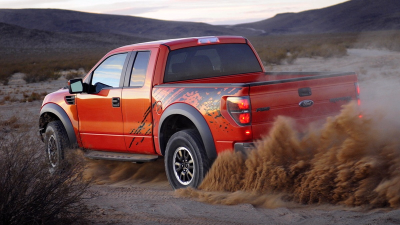truck, hd, extra, raptor, red, f, 1080P, dust, cab, ford, cars