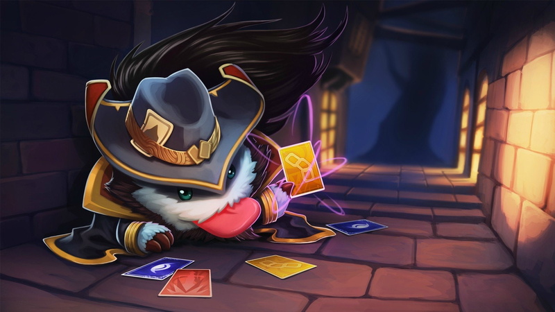 1080P, Twisted Fate (League Of Legends), hat, black, Poro, rat, Video Game, League Of Legends