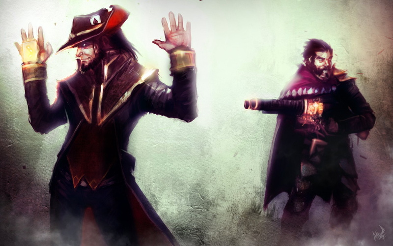 Graves (League Of Legends), League Of Legends, Twisted Fate (League Of Legends), Video Game, 1080P