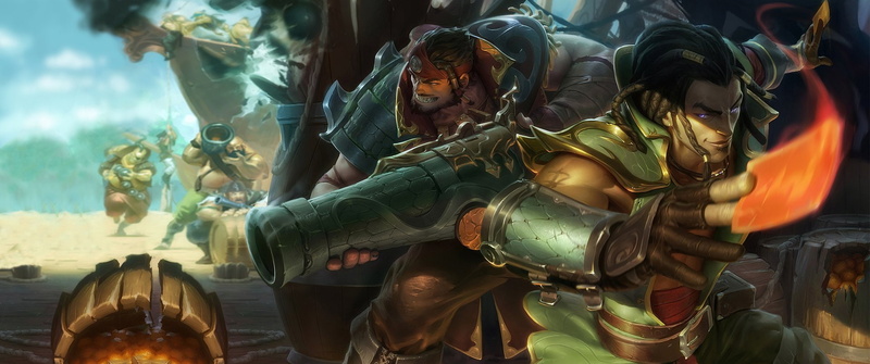 Graves (League Of Legends), Pirate, Twisted Fate (League Of Legends), League Of Legends, Video Game, 1080P