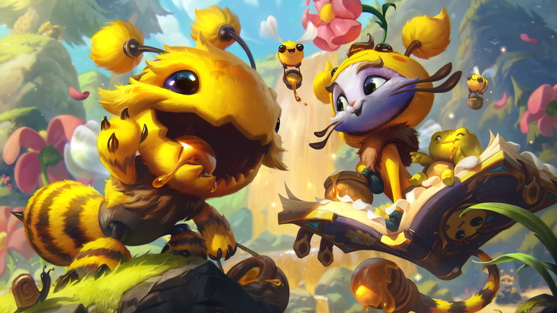 4K, League of Legends, KogMaw, Riot Games, 8K, yuumi (league of legends), KogMaw (League of Legends)